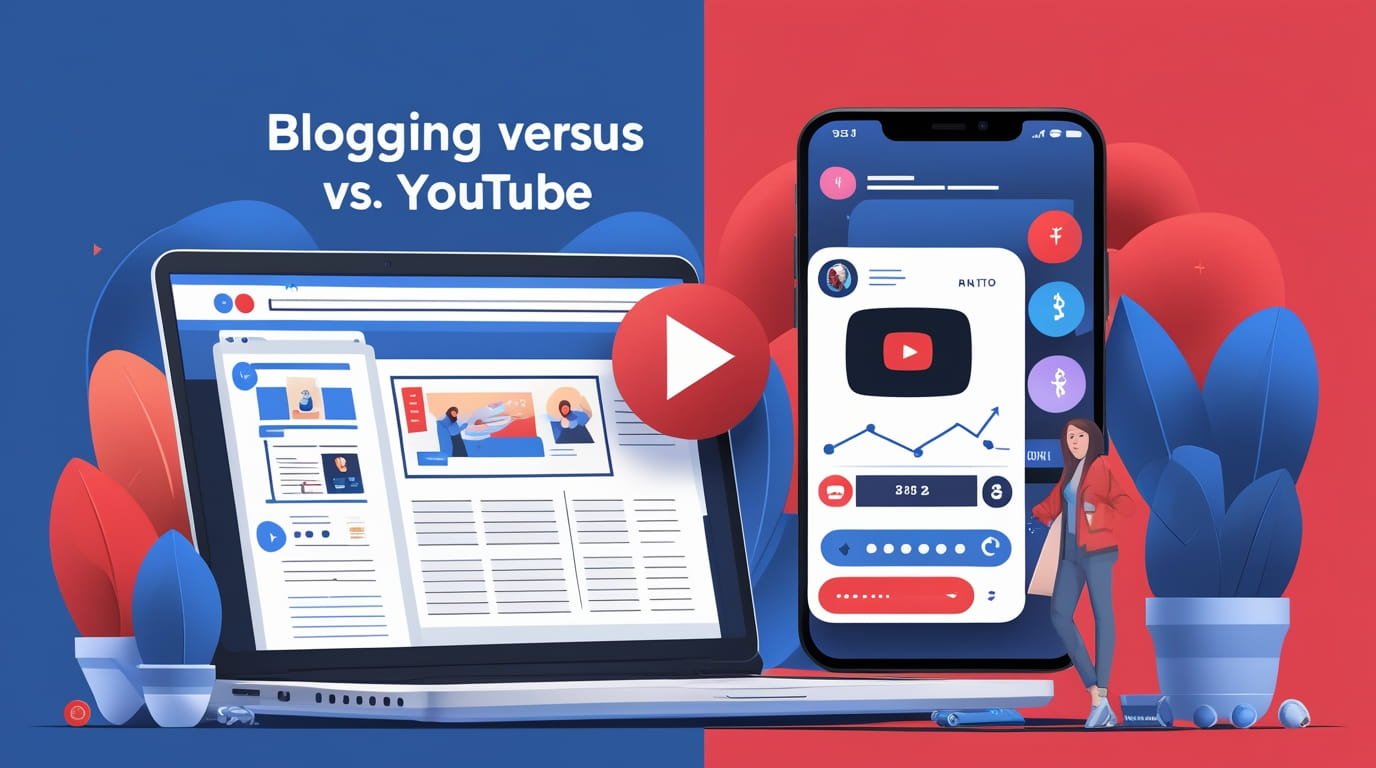 Blogging vs YouTube Which Platform Is Better for Beginners